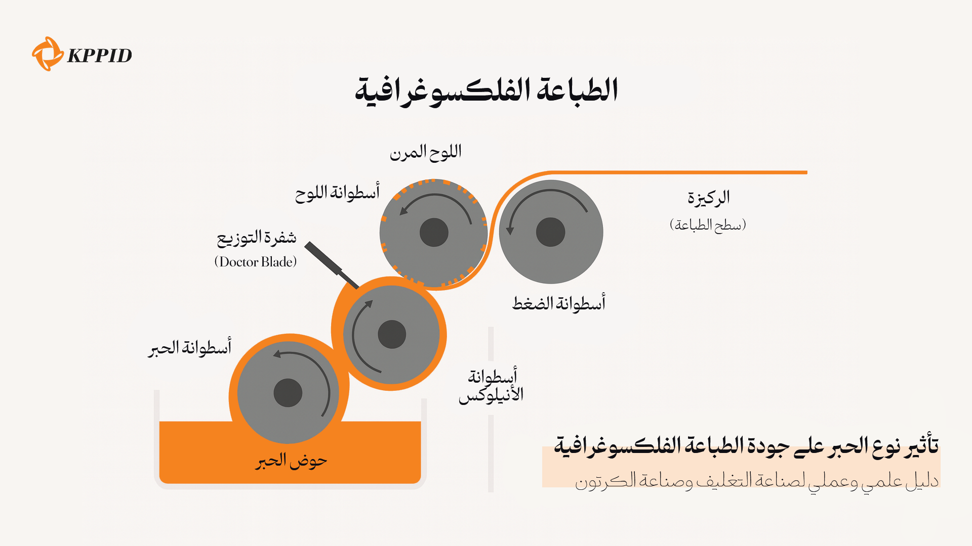تأثير نوع الحبر على جودة الطباعة الفلكسو